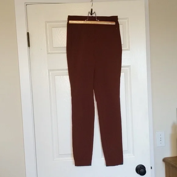 Wilfred size 2 burgundy slim cropped pants - Picture 2 of 4